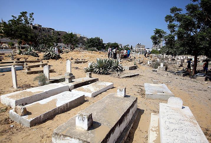 Gazze'deki mezarlıklarda boş yer kalmadı