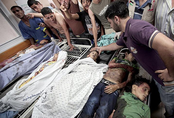 İsrail Eş-Şati Mülteci Kampı'nı vurdu