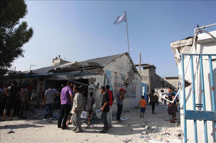 Israel shells UNRWA school