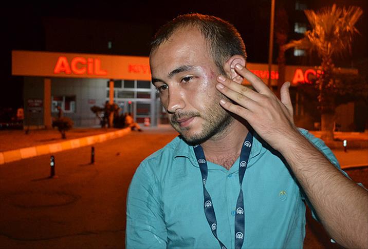 Anadolu Ajansı muhabirine çirkin saldırı