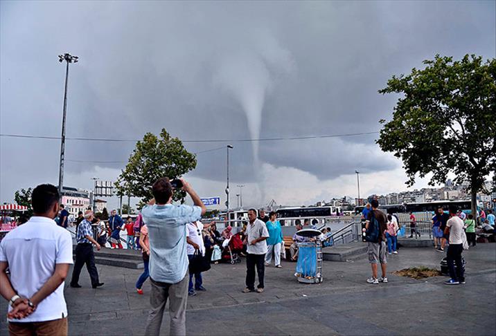 İstanbul'da hortum