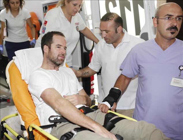 Injured American journalists in Turkey for treatment