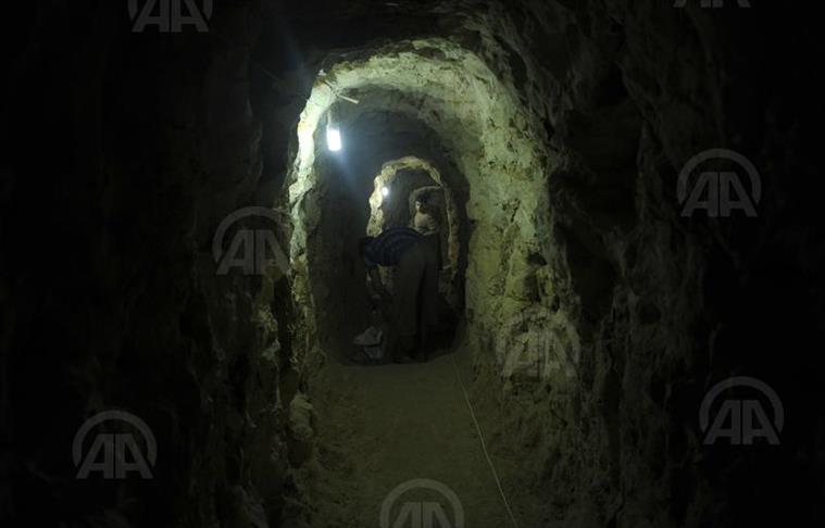 Forte de sa Caméra, Anadolu "scrute" un tunnel à Gaza