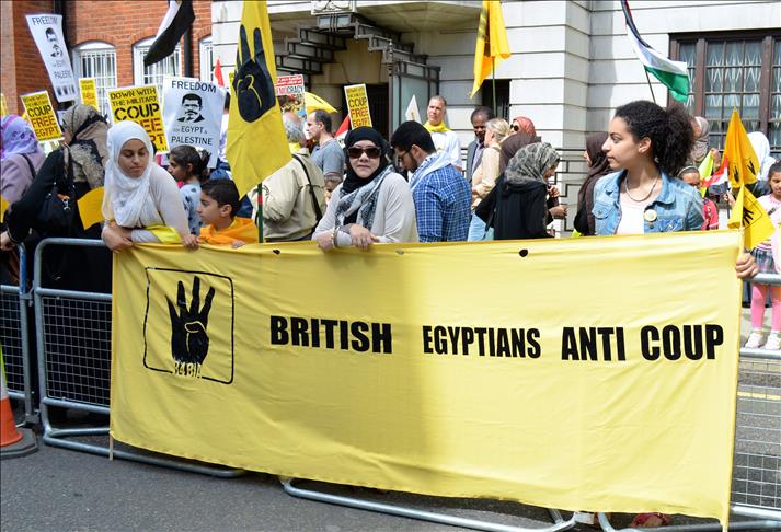 Rabaa deaths marked in London