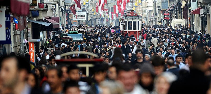 İstanbul'un nüfusu 130 ülkeyi geçti