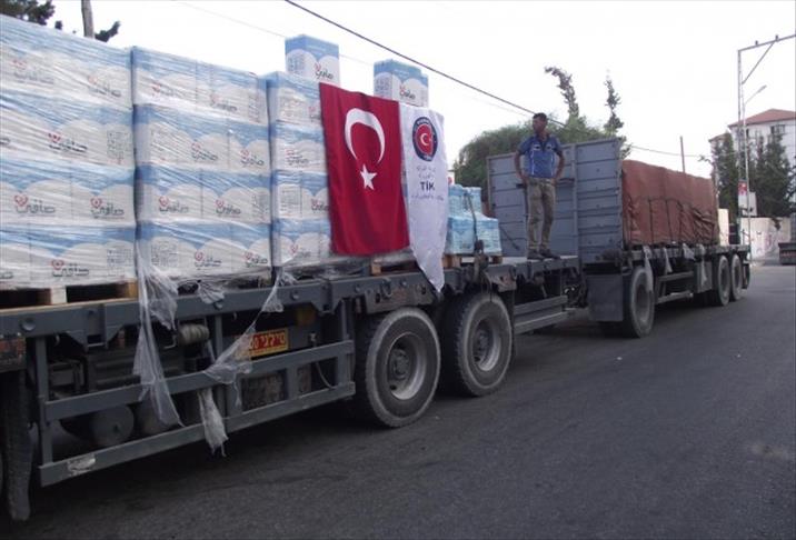 Turkey sends humanitarian aid to war-torn Gaza