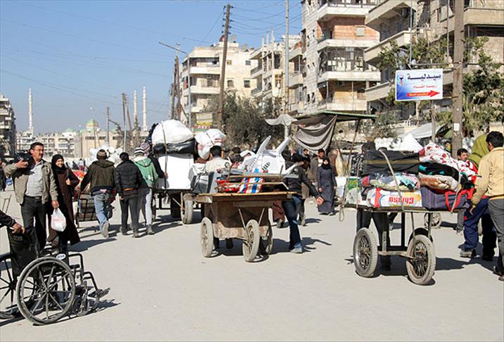 Savaş Halep'in nüfusunu eritti