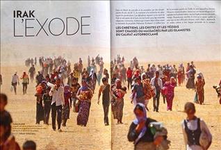 وێنەكانی ئاژانسی ئانادۆڵو دەربارەی ئێزیدییەكان لە میدیاکانی جیھاندا