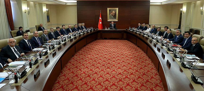 Bakanlar Kurulu toplantısı sona erdi