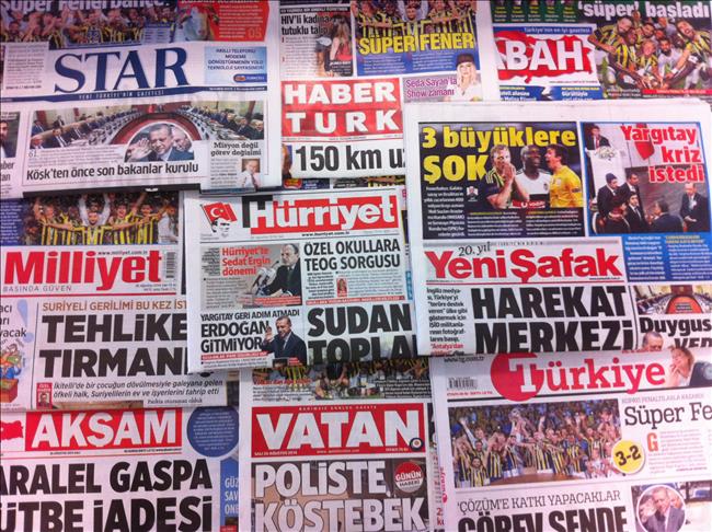 Turkish Press Review - 26th August 2014