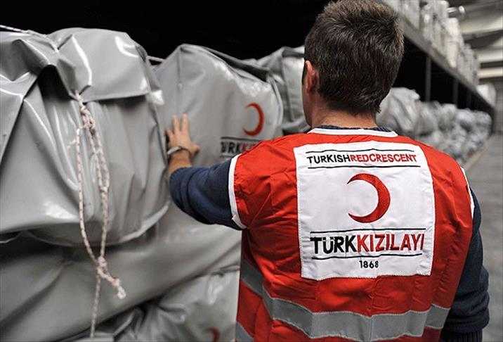Turkish aid shipment arrives in Gaza