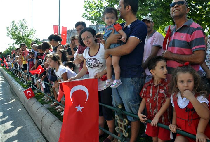 Büyük Zafer coşkuyla kutlandı