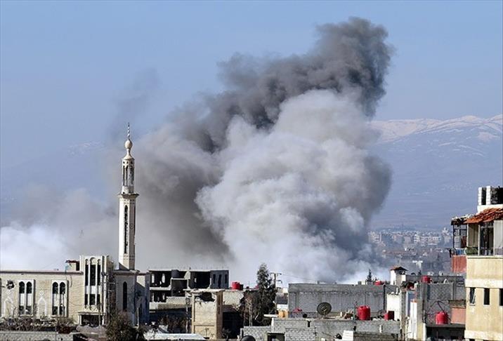 Suriye'de misket bombası kullanıldı