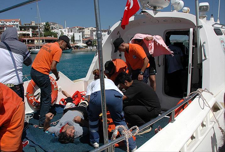 Ege Denizi'nde 200 kaçak kurtarıldı