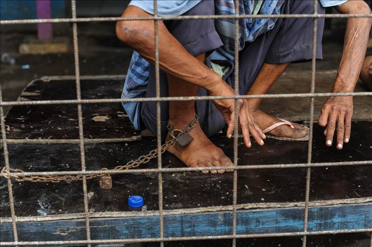 Indonesian families continue to shackle mentally ill