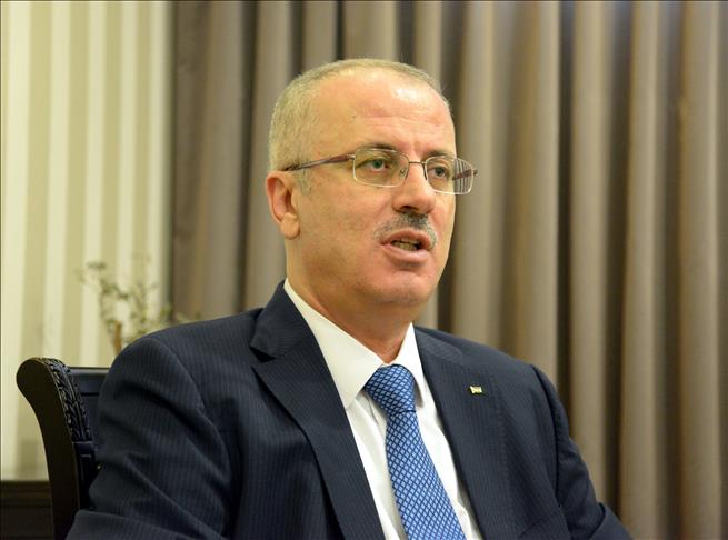Palestinian PM urges international pressure on Israel