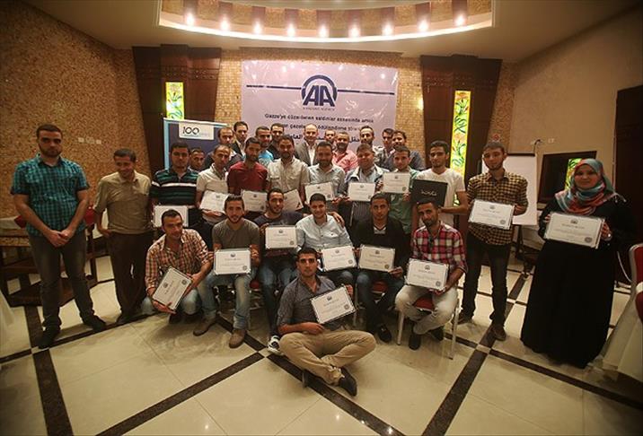 Anadolu Agency awards Gaza journalists