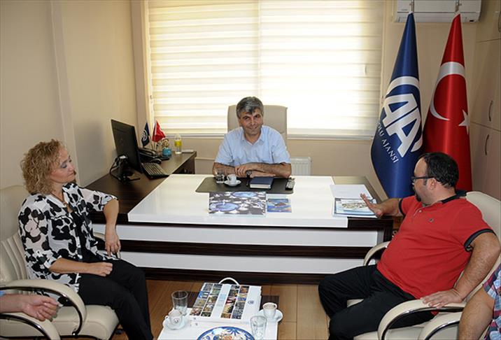 Balcalı Hastanesi Başhekimi Taşova'dan AA'ya ziyaret