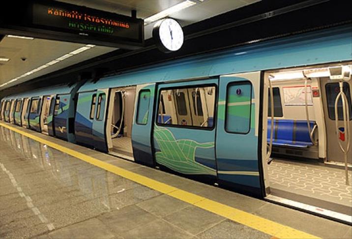 İstanbul metrosunda kaza