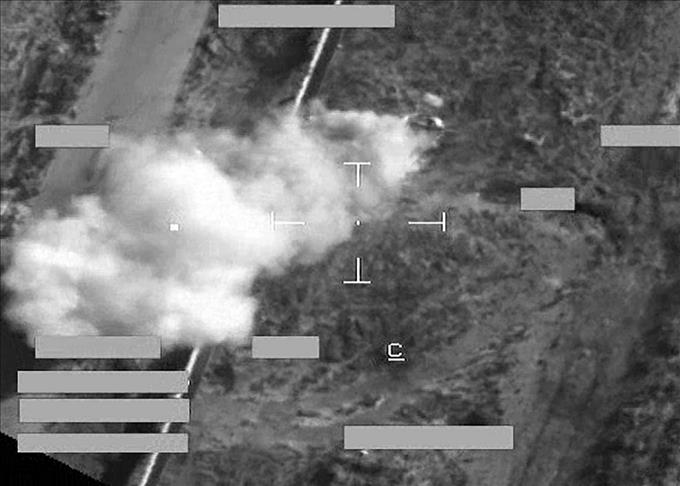 British air force jets hit ISIL vehicles in Iraq