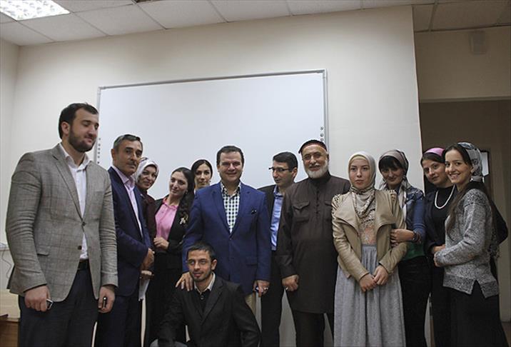 Öztürk İnguş ve Çeçen basın mensuplarıyla buluştu