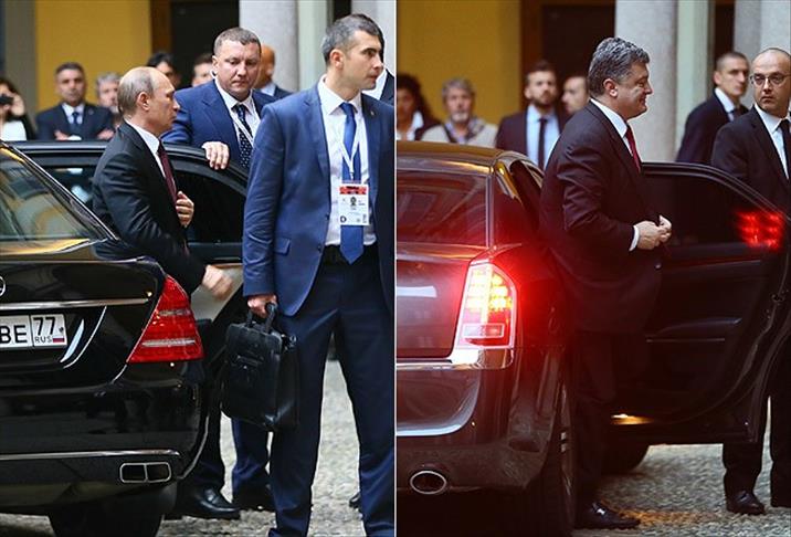 В Милане прошли переговоры Порошенко и Путина