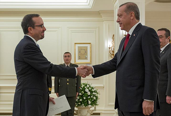 Cumhurbaşkanı Erdoğan ABD Büyükelçisi Bass'i kabul etti