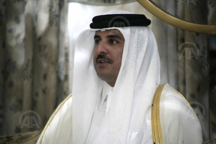 L’émir du Qatar rencontre la Reine d’Angleterre