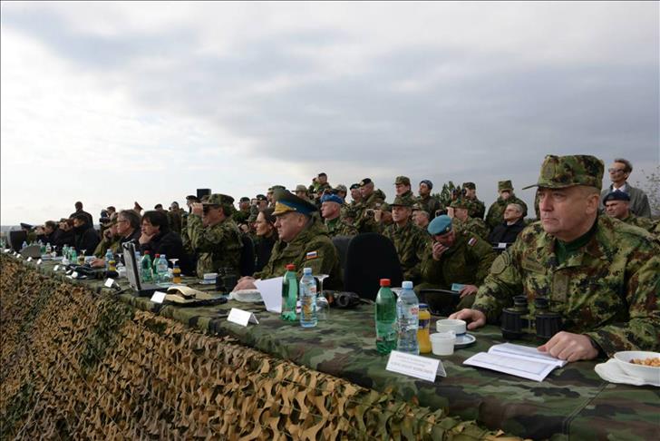 Serb and Russian forces hold joint drills in Serbia