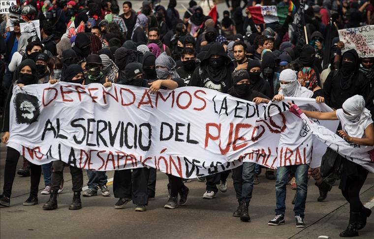 Mexico’s missing student protests goes global