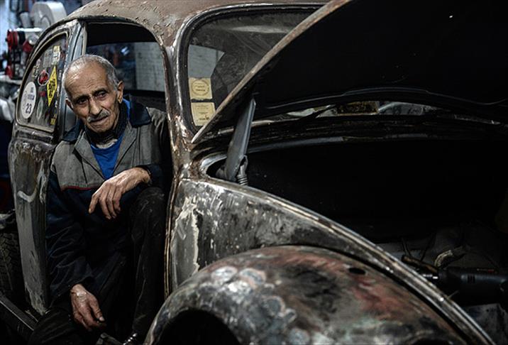 "Vosvos"tan başka otomobil tamir etmiyor