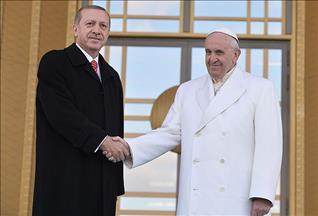 Эрдоган принял Папу Римского Франциска
