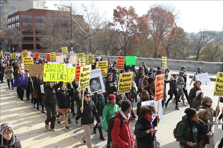 Ferguson protesters shut down Georgetown in Washington