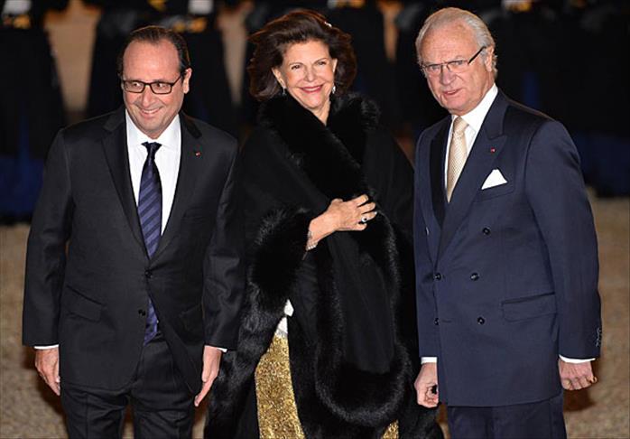 Король Швеции во Франции