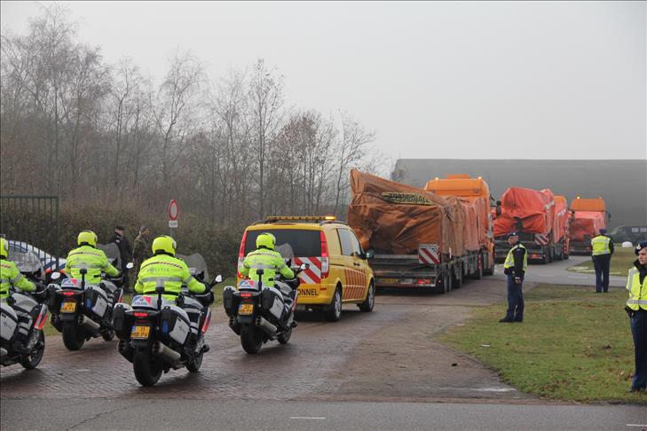 Wreckage of flight MH17 arrives in the Netherlands