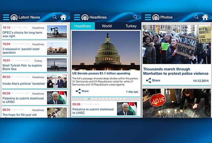 The Anadolu Agency launches English-language apps