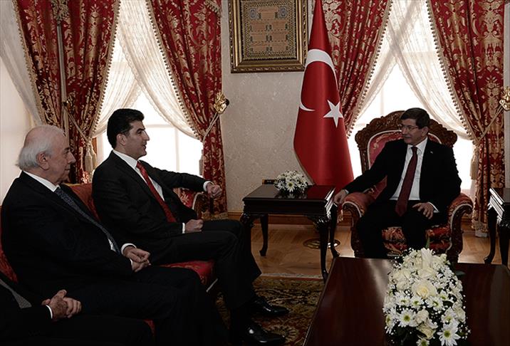 Başbakan Davutoğlu Neçirvan Barzani görüşmesi sona erdi