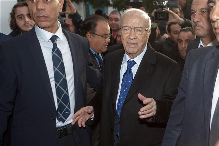 Tunisia disperses rally against Essebsi victory announcement