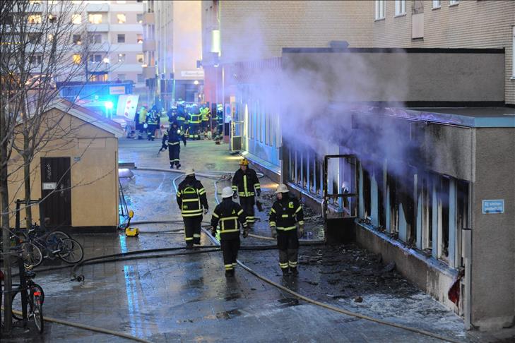 Swedish official condemns mosque arson attack as 'foul'