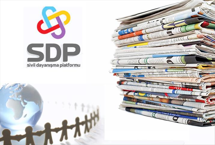 Sivil Dayanışma Platformu'ndan gazetelere ilan