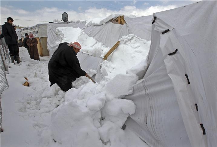 Syrian woman freezes to death in Lebanon refugee camp