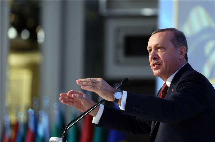 Erdogan calls on Islamic world to unite against terror