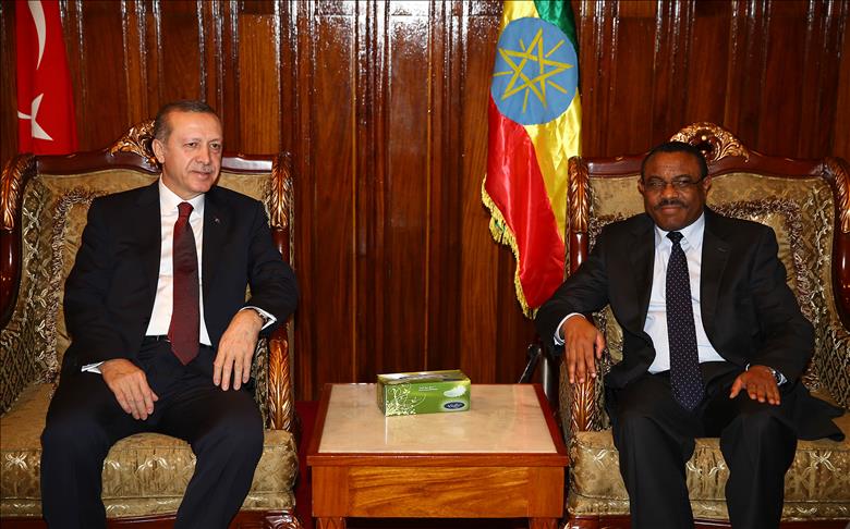 Turkey president arrives in Ethiopia