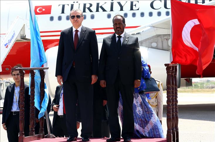 Fin de la visite d’Erdogan en Somalie