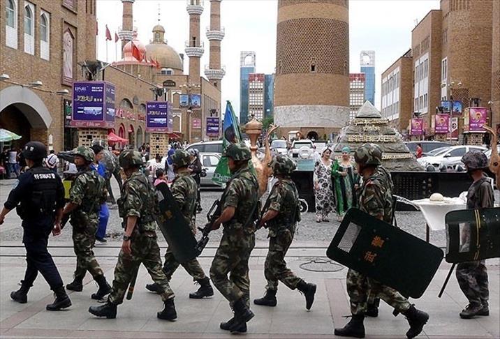 Chinese police raided 148 points in Xinjiang in 2014