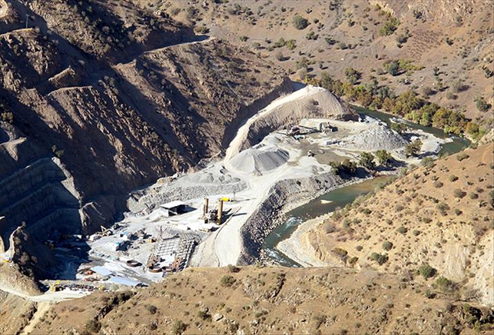 Siirt'te yapılan HES bu yıl hizmete giriyor