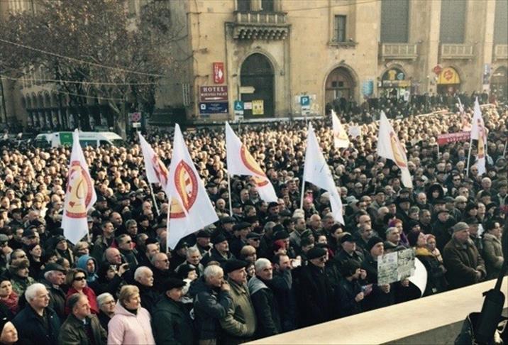 Gürcistan'da "Saakaşvili dönemi" protestosu