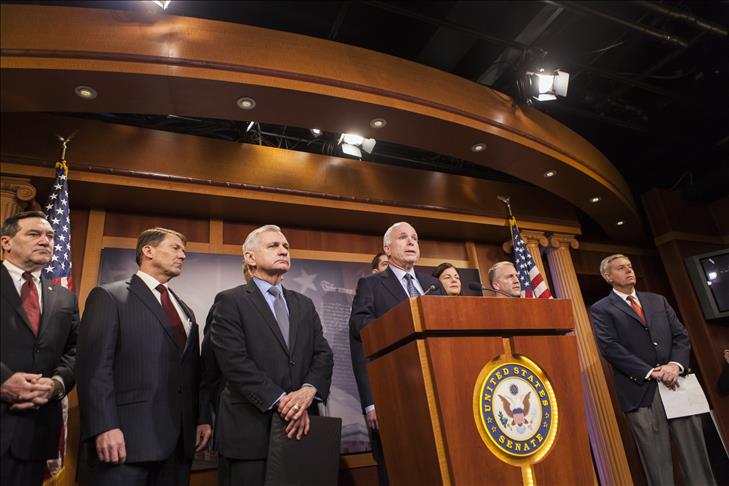 US senators demand lethal arms for Ukraine