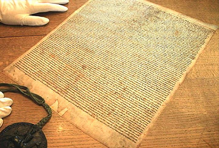 Magna Carta'nın 700 yıllık kopyası bulundu