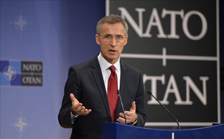 NATO chief urges Russia to stop support for separatists